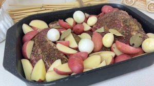 Говядина в духовке, самый простой рецепт нежнейшего мяса. Тает во рту! Запеченная говядина в духовке