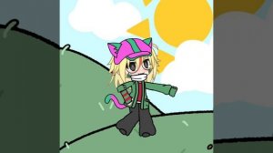 учусь анимировать день 1 (хвост я ради прикола добавила)