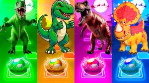 Coffin Dance Динозавры 289 уровень - Мультики про Динозавров | МУЛЬТФИЛЬМЫ ДИНОЗАВРЫ в Tiles Hop