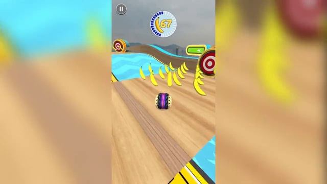 Going Balls  Super Speed run Gameplay New Update Level 1821 Banana frenzy