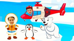 Развивающие мультики для детей Животные Севера  Песенки про машинки Брозаврики #детям #развивашки