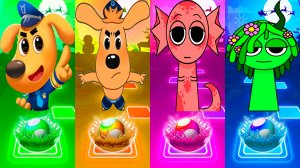 Sprinki Tiles Hop|СПРУНКИ или СПРУНКЕ катают шарики с ШЕРИФОМ ЛАБРАДОРОМ 172 уровень