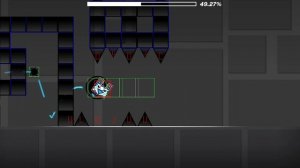 XhowispawwkxdmeanzX от меня (MrTuberOfDebug)(показ с хитбоксами) в Geometry Dash (!!БЕЗ НОУКЛИПА!!!)