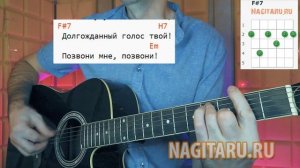 Из х/ф Карнавал - ПОЗВОНИ МНЕ, ПОЗВОНИ. Аккорды для гитары (Тональность Em)