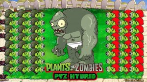 Зомби против растений! Hybrid Plants vs Zombies PvZ Растения против Зомби ПвЗ