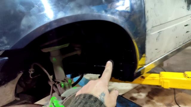 Кузовной ремонт Калины. часть 7.  ( крылья)