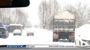 Незаконную свалку снега «мусорная мафия» организовала на месте рекультивированной свалки мусора