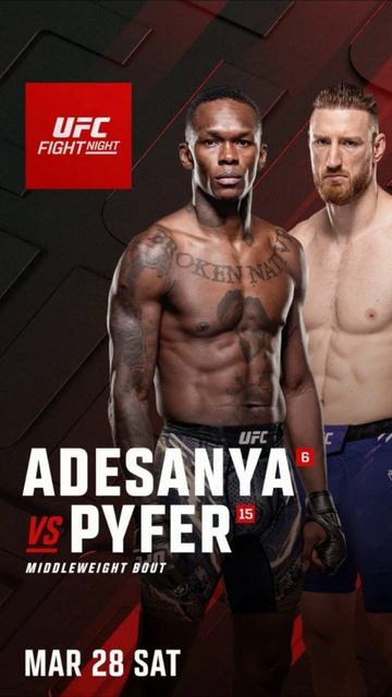 Адесанья VS Пайфер 28.03.2026 #shorts #исраэльадесанья #джопайфер #адесаньяпайфер #ufc смотреть онлайн