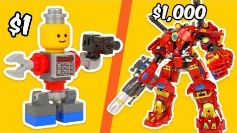 Набор LEGO за $1 против $1000... смотреть онлайн