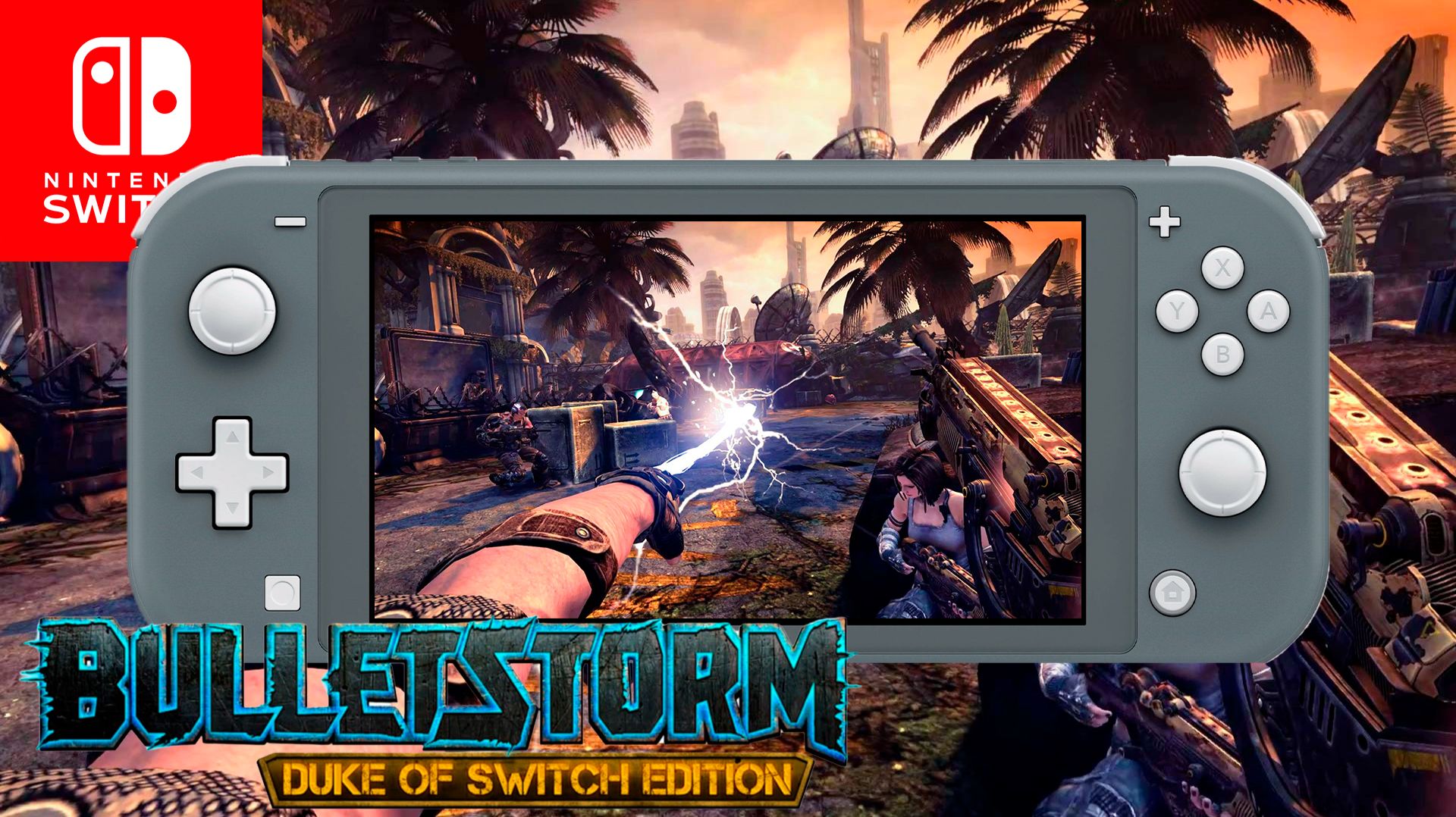 Bulletstorm: Duke of Switch Edition Nintendo Switch Lite Gameplay смотреть онлайн