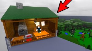 База на стене в игре «99 ночей в лесу» Анимация Роблокс