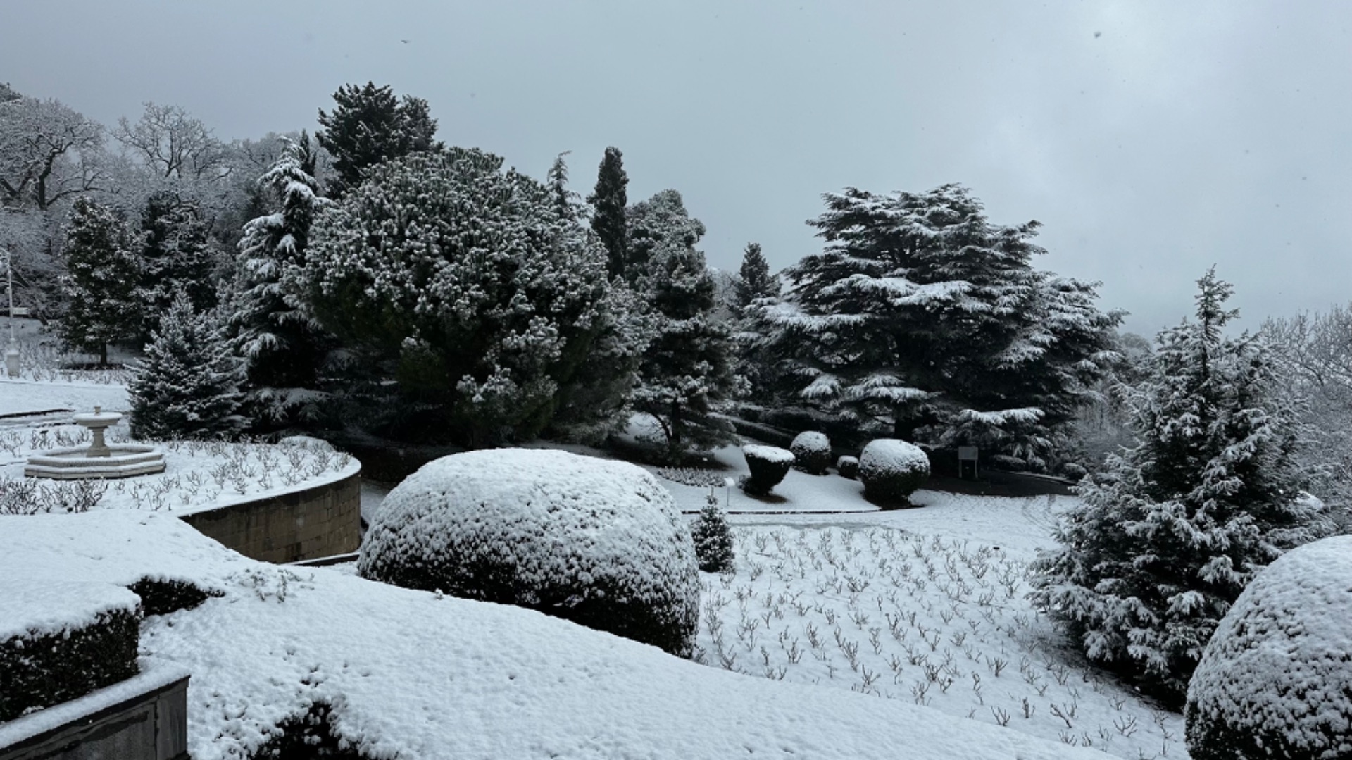 Крым в снегу - зимняя сказка в Ливадии. смотреть онлайн