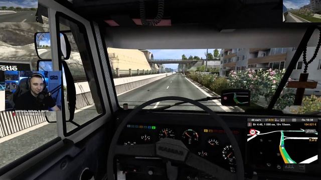 Euro Truck Simulator 2 — Ездим по карте России с музыкой #7 смотреть онлайн