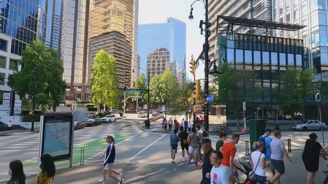  Ванкувер Канада - Удивительный солнечный день