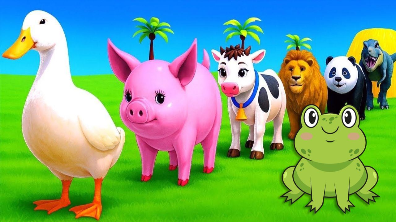 Мультики для детей. Веселые Испытания для диких и домашних животных. Мультфильмы для малышей. смотреть онлайн
