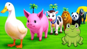 Мультики для детей. Веселые Испытания для диких и домашних животных. Мультфильмы для малышей.