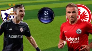 ФУТБОЛ ЛИГА ЧЕМПИОНОВ.  КАРАБАХ - АЙНТРАХТ.  ТЕКСТОВАЯ ОНЛАЙН ТРАНСЛЯЦИЯ.