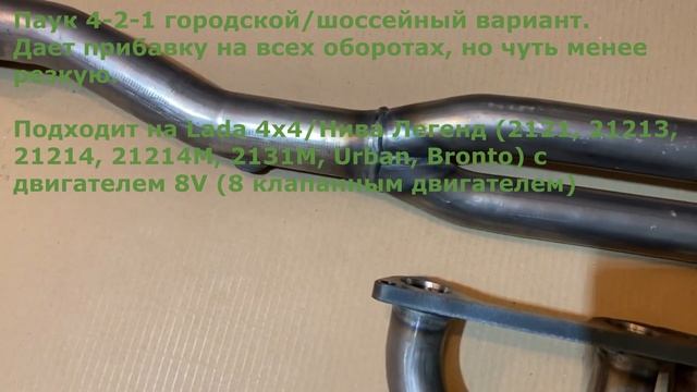 Выпускной Коллектор (4-2-1) Lada 4x4/Нива Легенд 