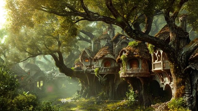 Эльфийский мистический Ambient | For work, reading, games, art and creativity, relaxation смотреть онлайн
