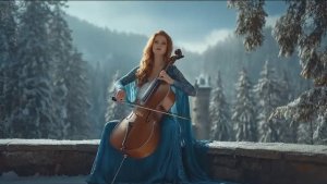 Насладитесь спокойствием и расслабляющей игрой на виолончели и скрипке зимними вечерами