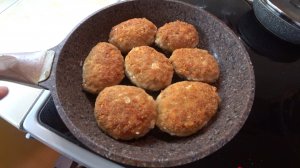 Рецепт. Очень вкусные котлеты с ржаным хлебом.