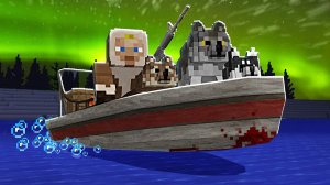 Пересёк ЗАПРЕТНУЮ РЕКУ с собаками - Выживание в -999°C (Майнкрафт Фильм)