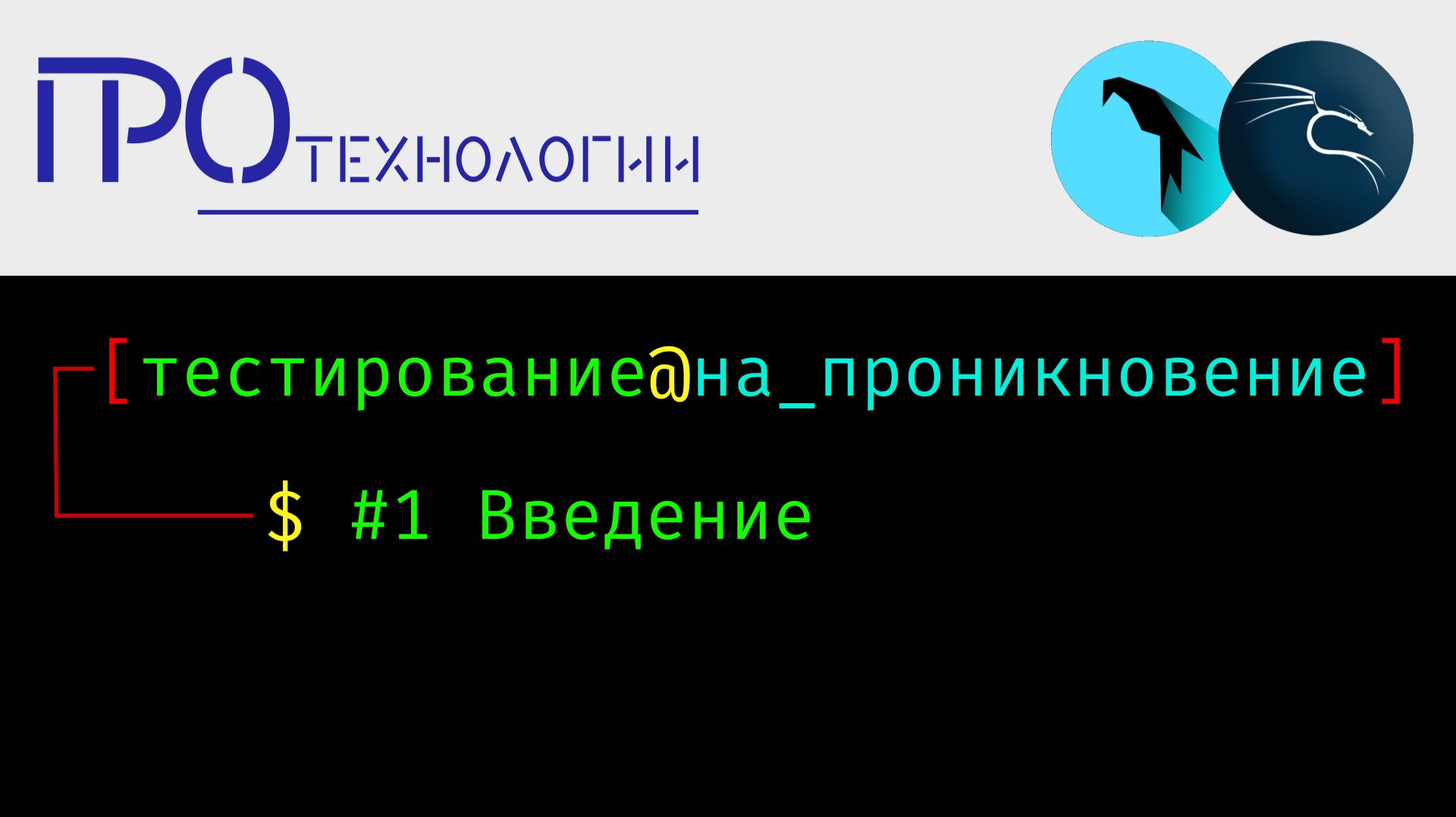 Pentest 1 - Введение смотреть онлайн