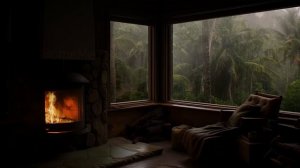 🔥 Расслабляющие звуки дождя и камина для отдыха и сна