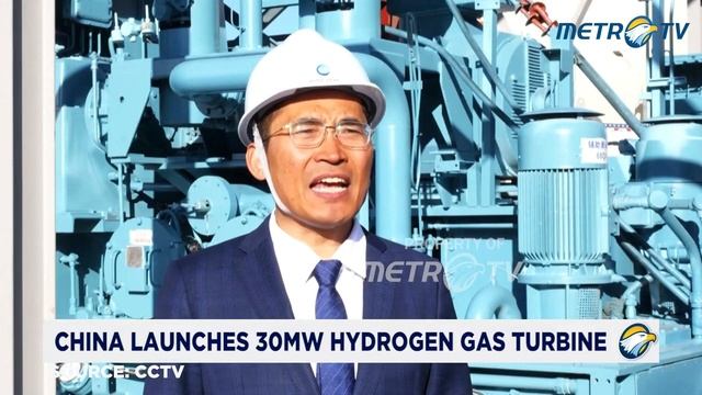 China Launches Pure Hydrogen Gas Turbine