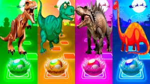 Coffin Dance Динозавры 287 уровень - Мультики про Динозавров | МУЛЬТФИЛЬМЫ ДИНОЗАВРЫ в Tiles Hop