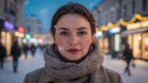 Снегопад в сердце Москвы новогодняя магия 2026 ❄️✨