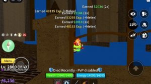 показываю как получить тушиту Blox fruits🍋🟩🌊(rimson)