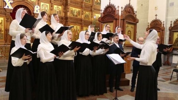 Дева Мария Сына родила. Хор певчих Свято-Елизаветинского храма.