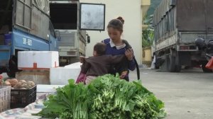 Мама поневоле. Дуонг. Строю будку для собак и собираю сочную зелень на продажу. Серия 31