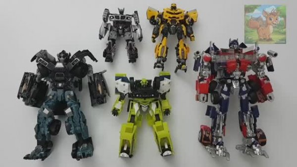 Игрушки из фильма Трансформеры и Оптимус Прайм, Бамблби, Железный Сэр Рэтчет