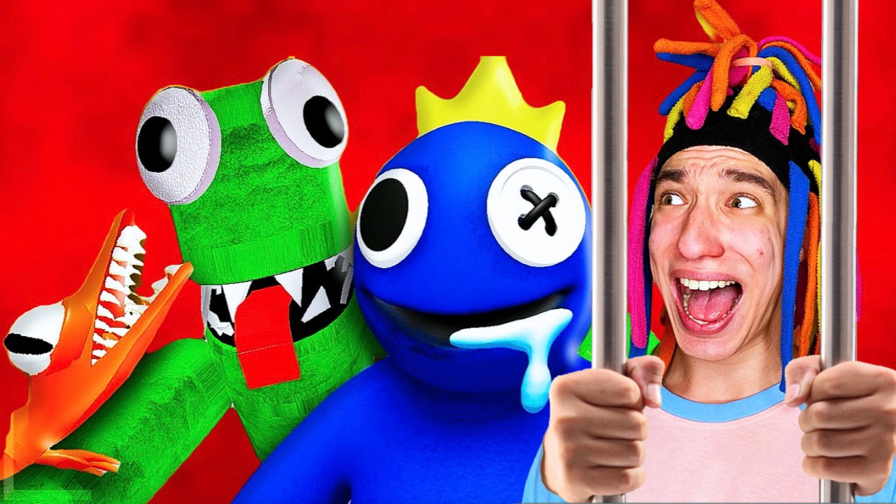 КИТАЙКА И ПОБЕГ ОТ МОНСТРОВ РАДУЖНЫХ ДРУЗЕЙ В ROBLOX! смотреть онлайн