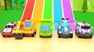 Песенка про весёлые машинки. Мультик про машинки. Песенка и мультик для детей.