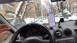 ВТОРАЯ ВОЛНА СНЕГОПАДА И ЯНДЕКС ДОСТАВКА НА АВТОМОБИЛЕ