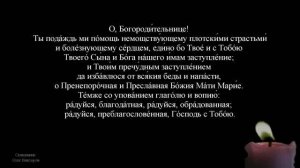 Канон молебный ко Пресвятой Богородице + ТЕКСТ