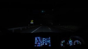 Поездка в дождь по шоссе из Нагои в Токио 🌧️ до рассвета