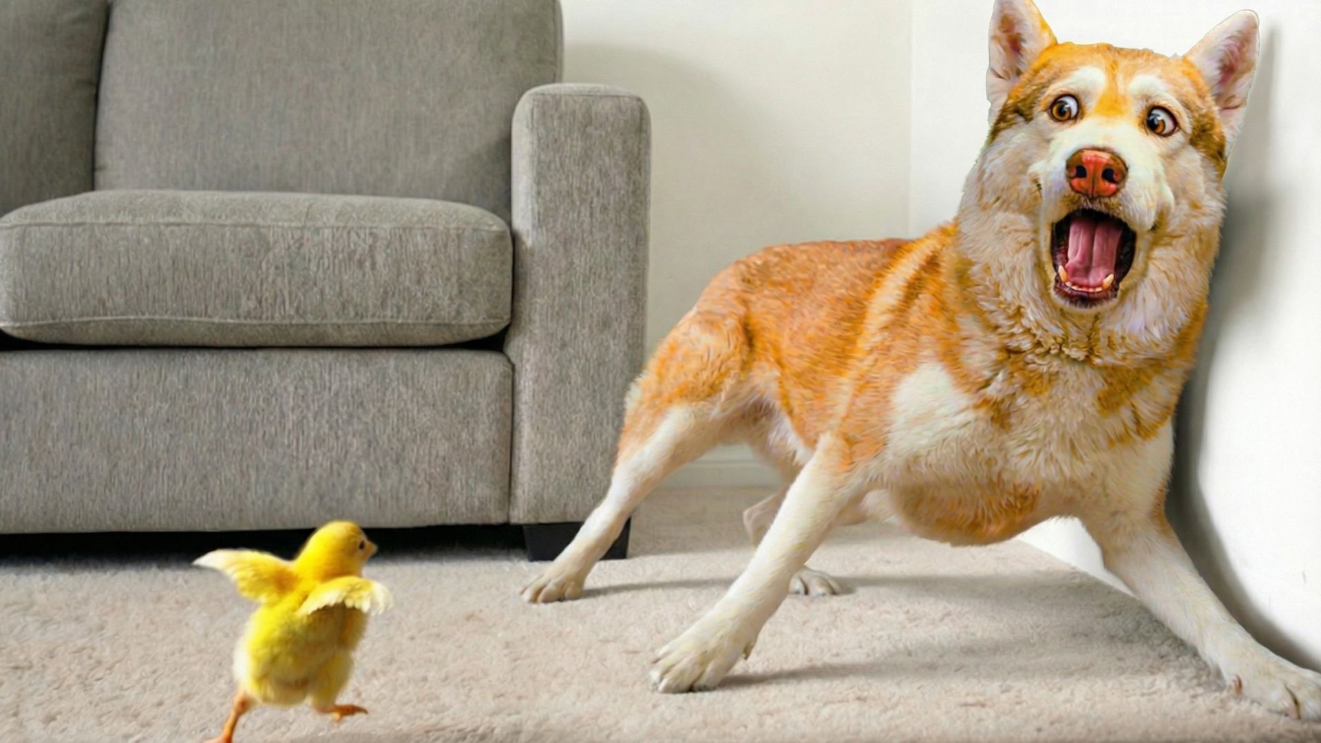 ХАСКИ БУБЛИК ПРОТИВ МЕЛКИХ ЖИВОТНЫХ!! смотреть онлайн