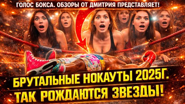 10 ЛУЧШИХ НОКАУТОВ 2025г. от неизвестных бойцов