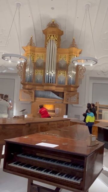 Звуки органа в музее Deutsches Museum. Мюнхен, Германия.