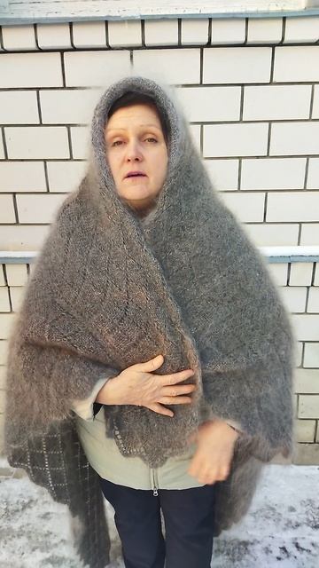 89507716355 Тёплый, пуховый платок. Согреет и вылечит. смотреть онлайн