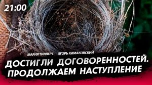 Достигли договоренностей [Мария Тиллерт и Игорь Кимаковский. СТРИМ]