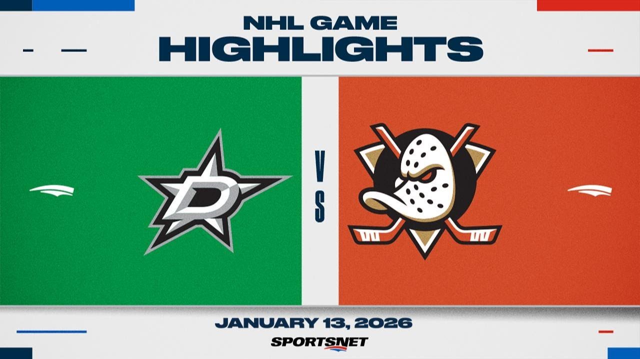 14.01.2026 | ОБЗОР МАТЧА | Анахайм Дакс - Даллас Старз | Highlights смотреть онлайн