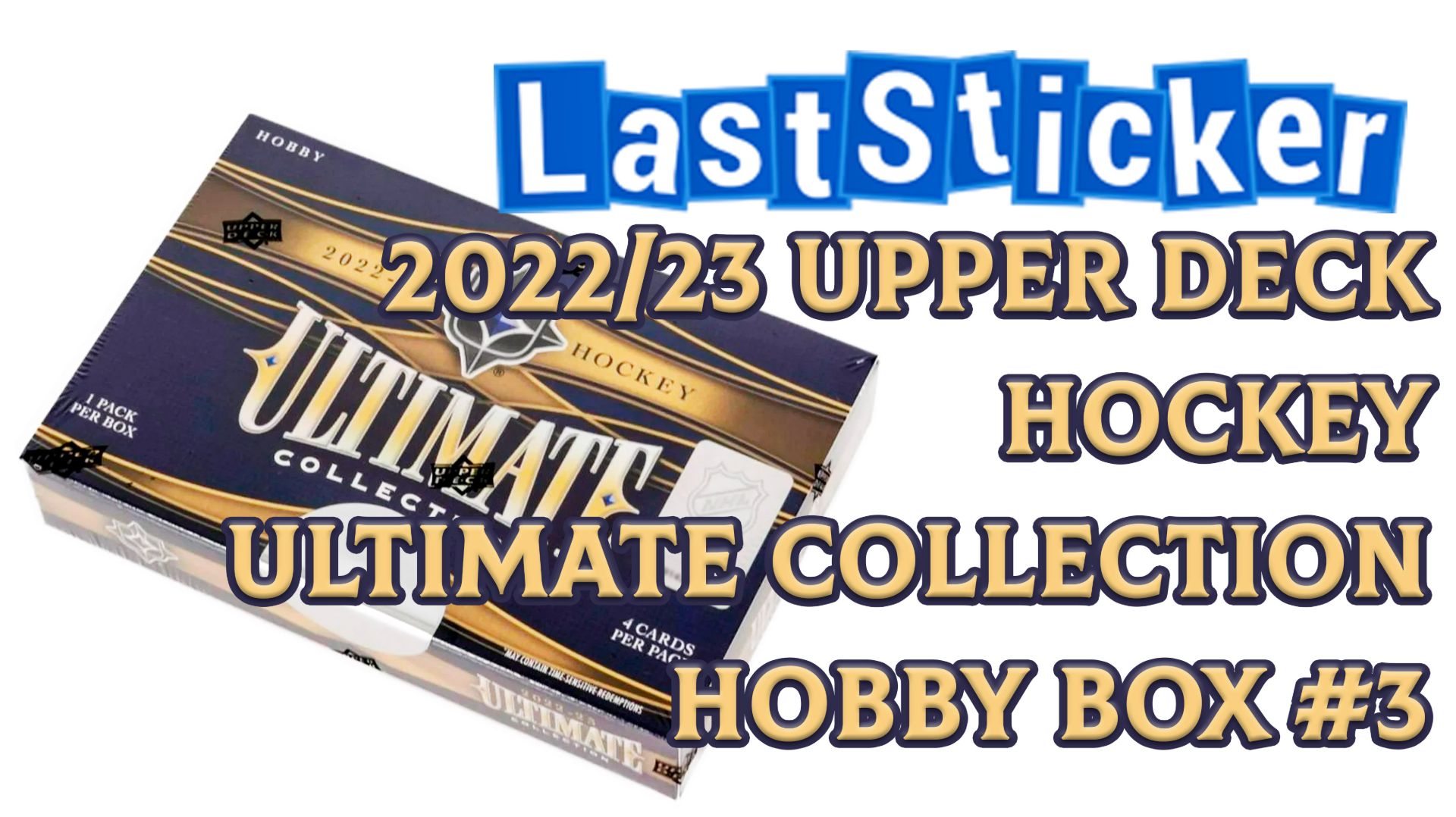 Box break 2022/23 Upper deck Hockey Ultimate Collection Hobby box #3
