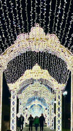 Самая новогодняя улица Краснодара.