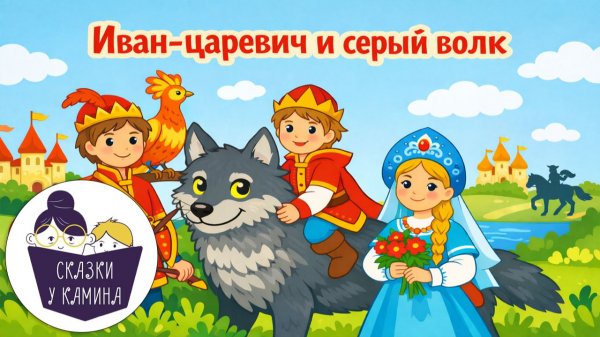 Иван-царевич и серый волк. Сказки на ночь для детей. Сказки у камина | Аудио сказки |Народные сказки