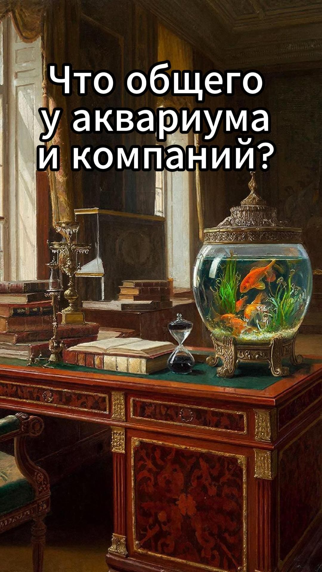 Что общего между аквариумом и компанией